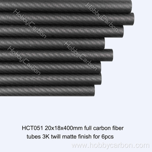 98% Carbon Content Carbon Fiber Tube